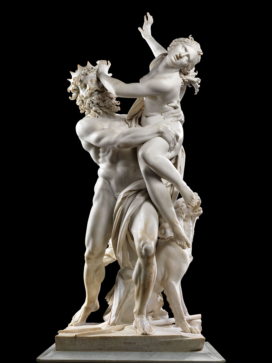 这正是贝尼尼对希腊古典雕刻艺术的继承和发展,作品强烈的戏剧感,体现
