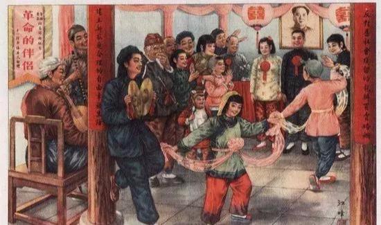 《婚姻法》的宣传画