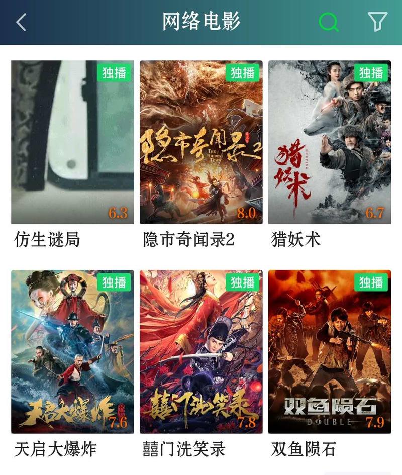 爱奇艺的网大内容
