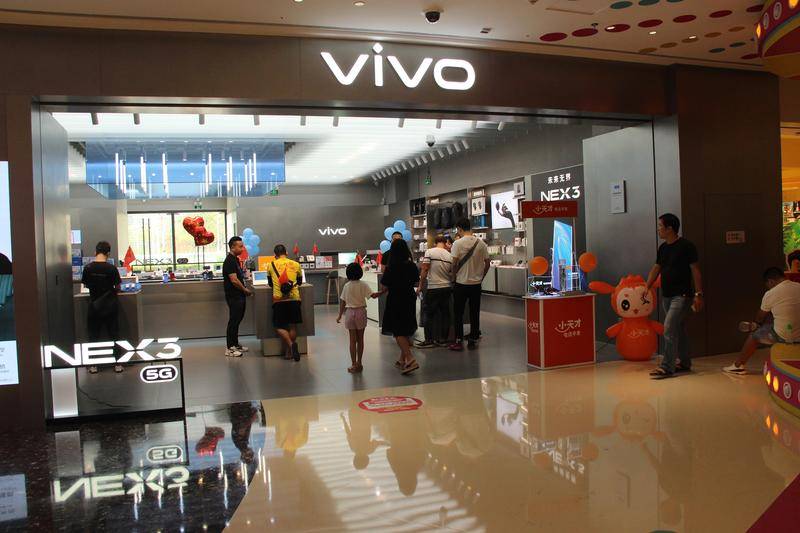 东莞的一家vivo门店。图片:视觉中国