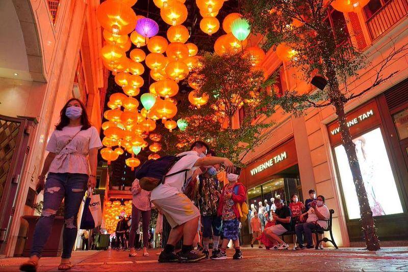 2020年的湾仔利东街。图片:视觉中国