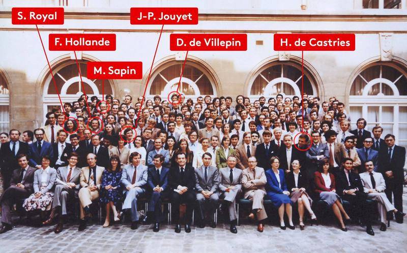 1978-1980届伏尔泰班合影。图片:世界报