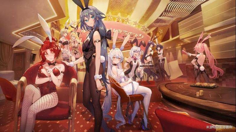 兔女郎剧情宣传图,图片来源:《崩坏 3》官方