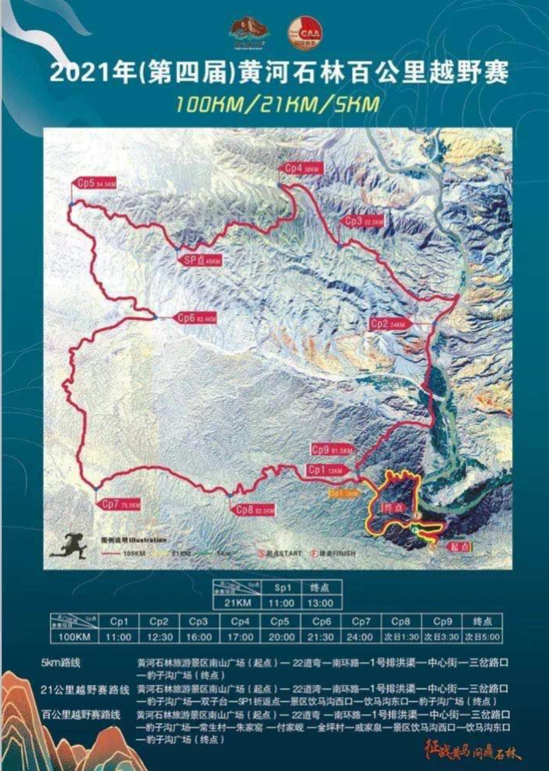赛事线路图。图片来源:赛事官网