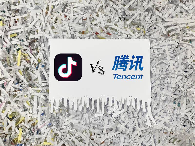 抖音诉腾讯案,被称为中国互联网平台经济反垄断第一案。来源:视觉中国