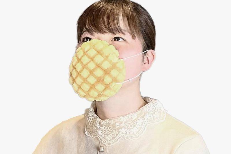 日本面包连锁品牌Melon de melon推出的真·菠萝包·口罩