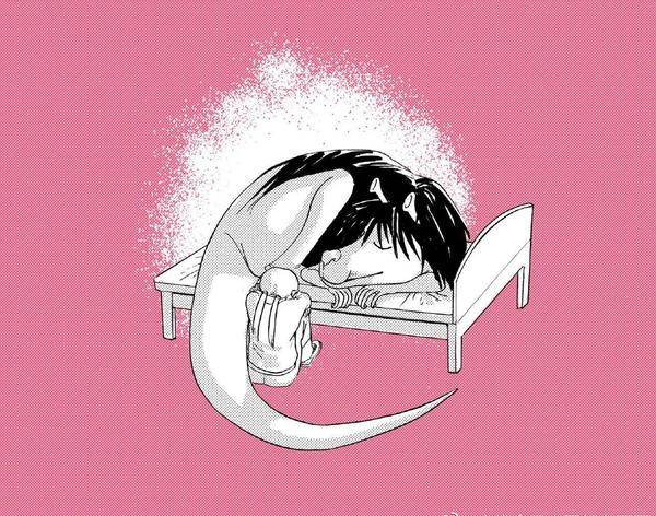 在她的画笔下,妈妈变成猫、怪物和小女孩
