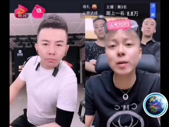 舞帝利哥与胜仔PK中 图源/抖音
