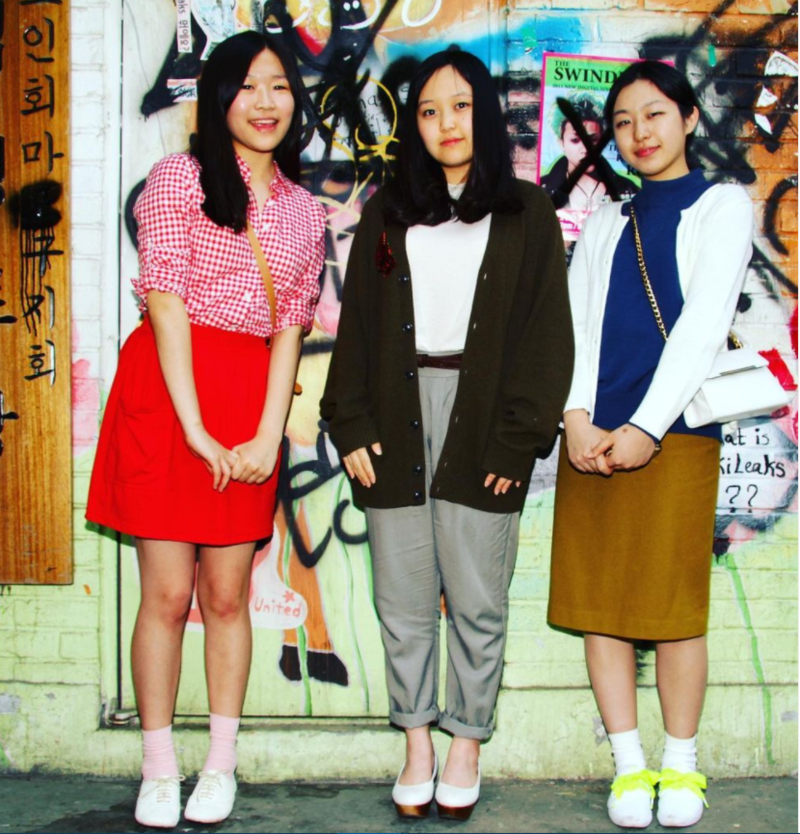 2011年,弘大女孩装扮