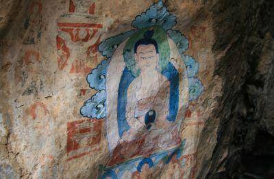 甲扎尔甲山洞窟壁画,图源网络