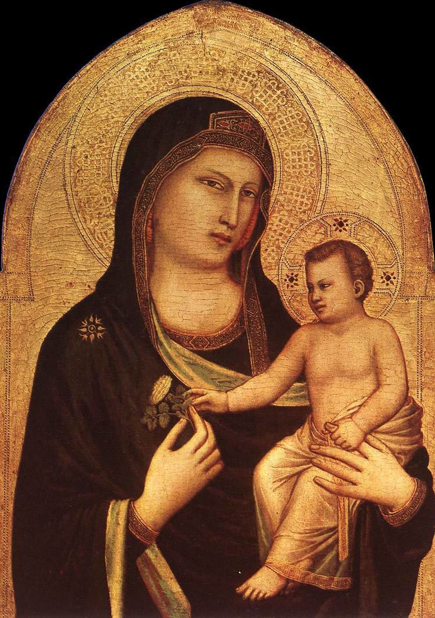 乔托《宝座上的圣母子》:一幅开辟了西方新绘画的道路的画作