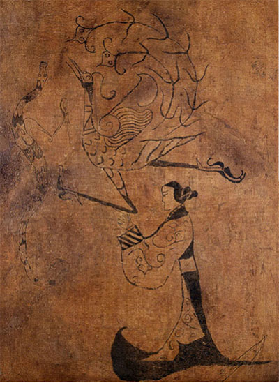 時代物　中国古画 沈周81岁之作水墨山水画《烟江叠嶂图》 - 国画作品高清大图下载- 集古作网