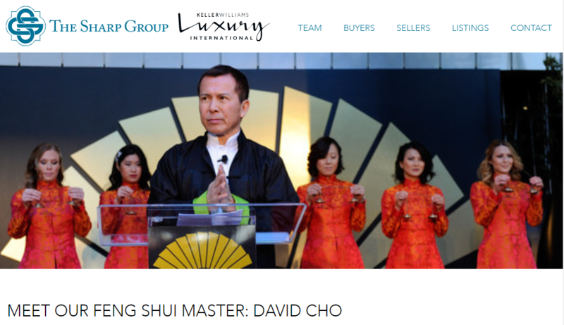DAVID CHO的网站截图。