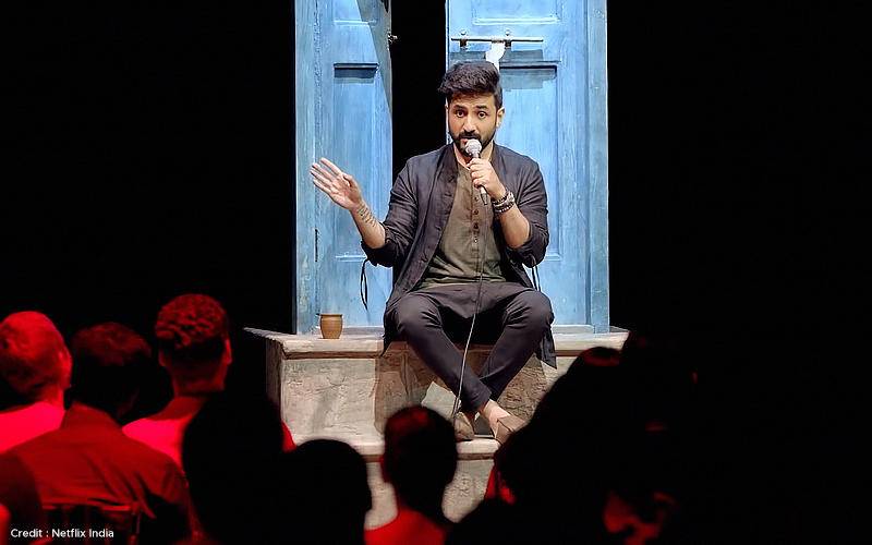 维尔·达斯的脱口秀特辑《为了印度(For India)》。图片:Netflix